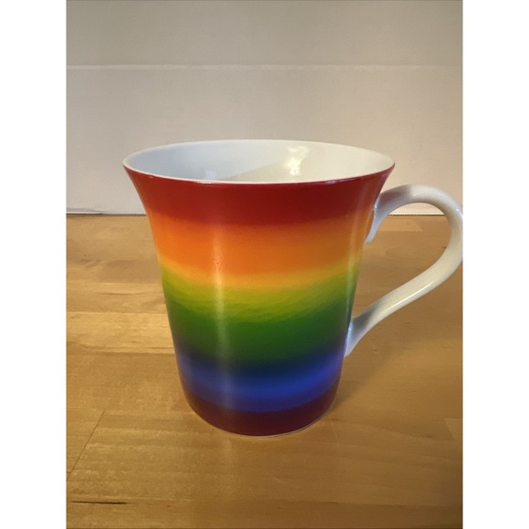 Könitz Other - Konitz Rainbow Mug Colorful Coffee Tea Cup Germany Pride Porcelain